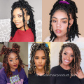 Cheveux Synthétiques Bob Distressed Locs Crochet Tresses Cheveux